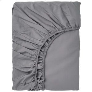 RÖNNVECKMAL
Fitted sheet, gray, King NEW open package